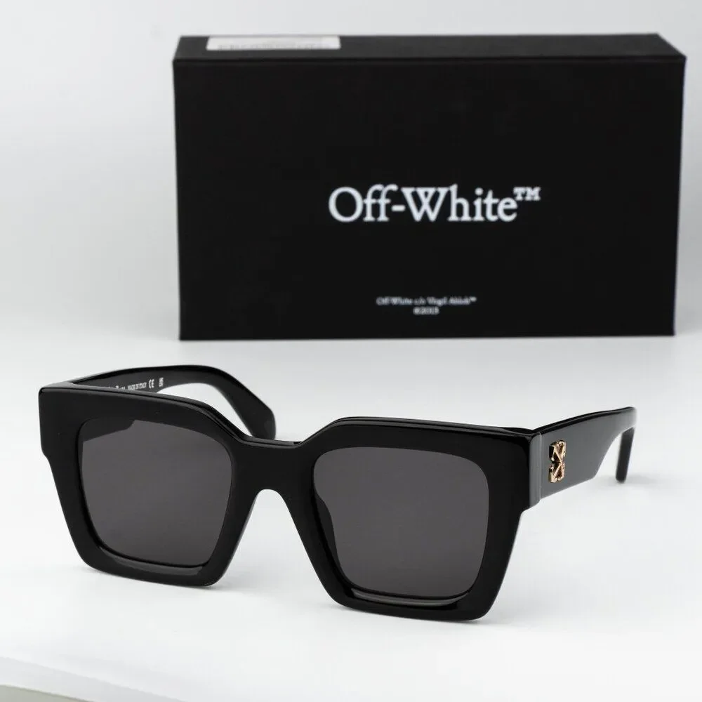 Off-White JACKSON Men Sunglasses Black Grey Square OERI13I JACKSON 1007